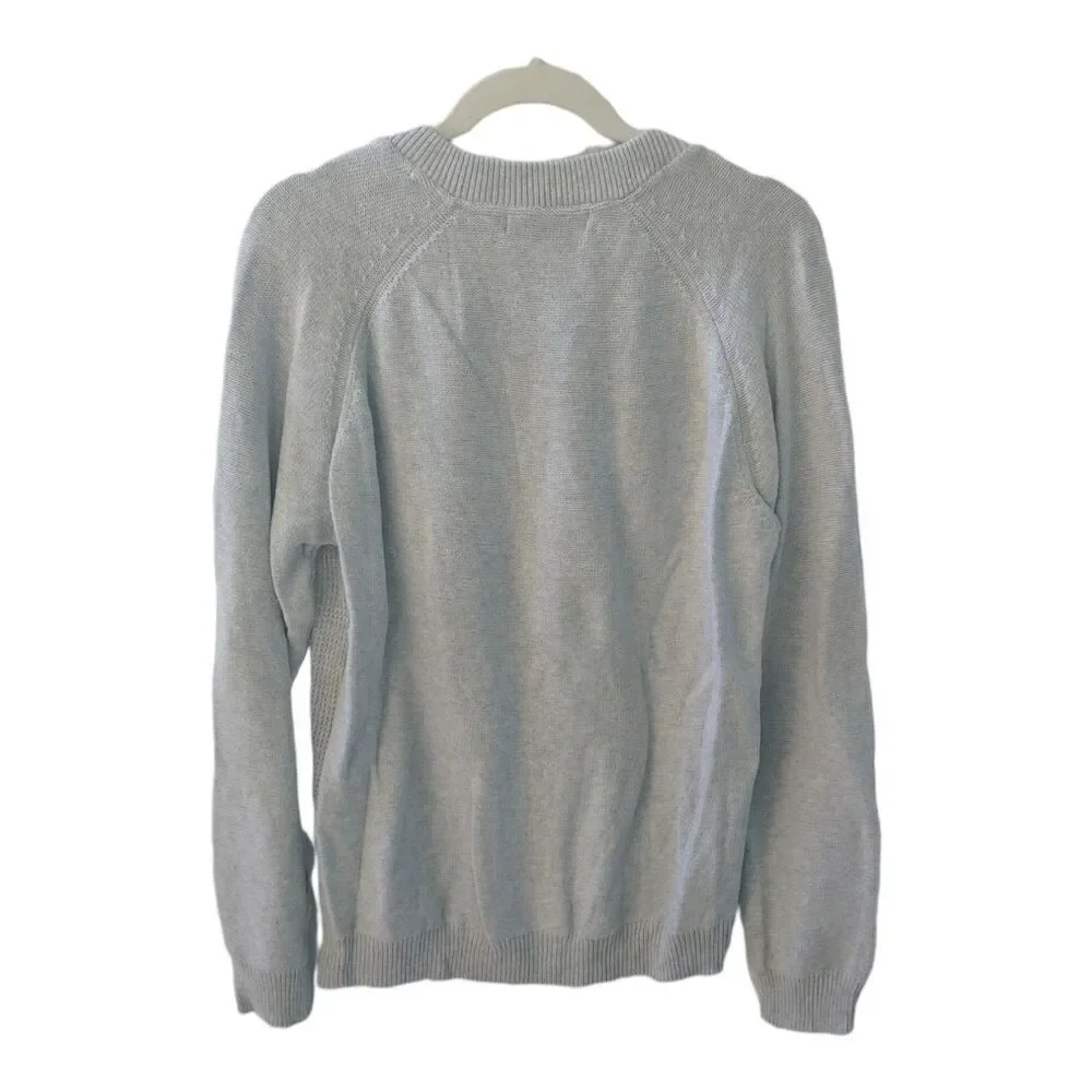 Primark Mens Size XL Light Grey Knit Pullover Sweater.
